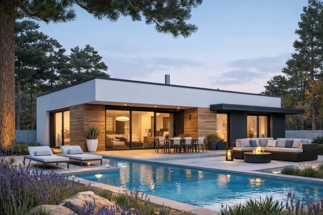 maison en matériaux composite